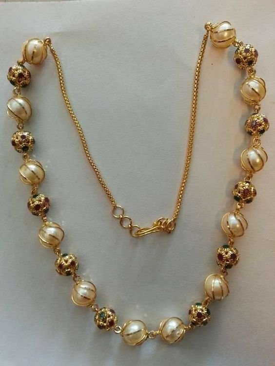 Gold South Sea Pearl Beads Jewellery 9