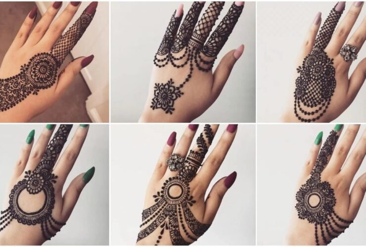 Back Hand Mehndi Design a1