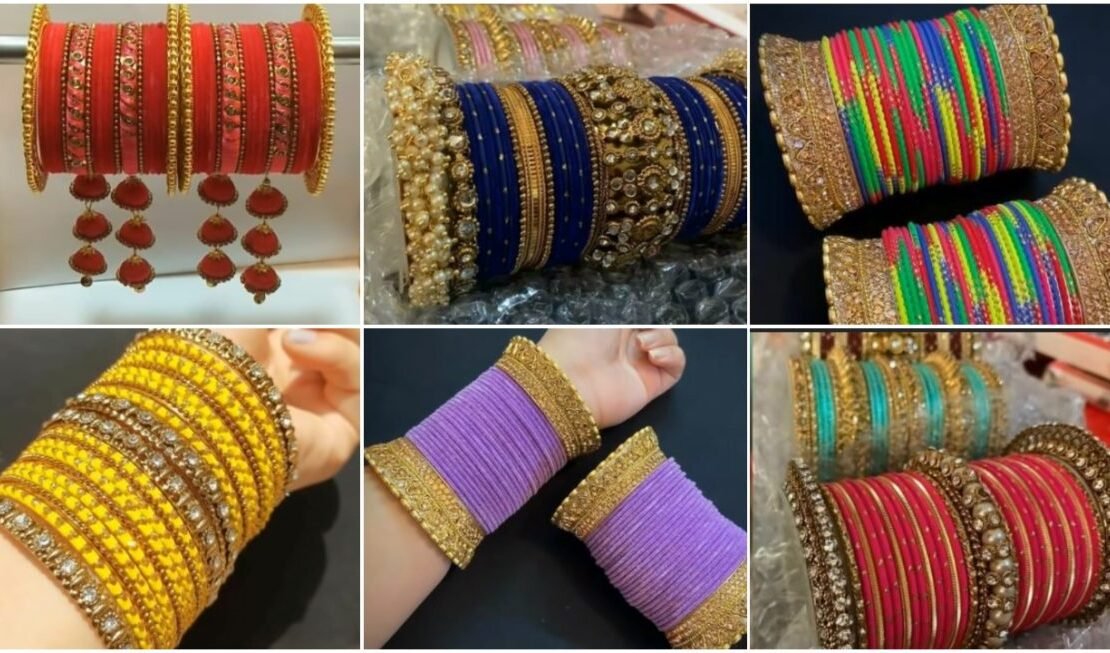 Party Wear Metal Bangle Design a1