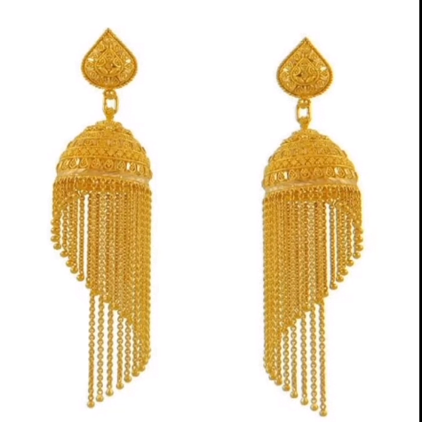 Gold Earrings Design 10