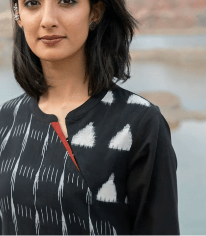 Stylish Side Neck Designs for Kurti 10