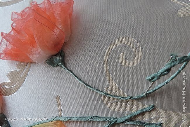 Embroidery on Decorative Pillow 14