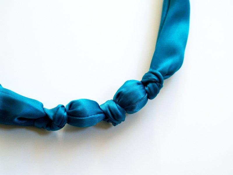 Silk and Beads Necklace 16