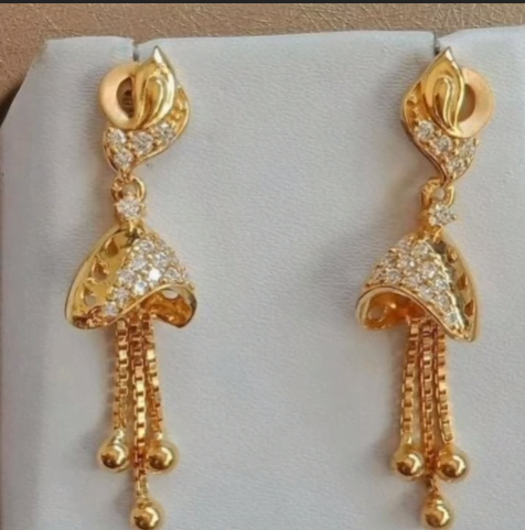 Gold Earrings Design 2