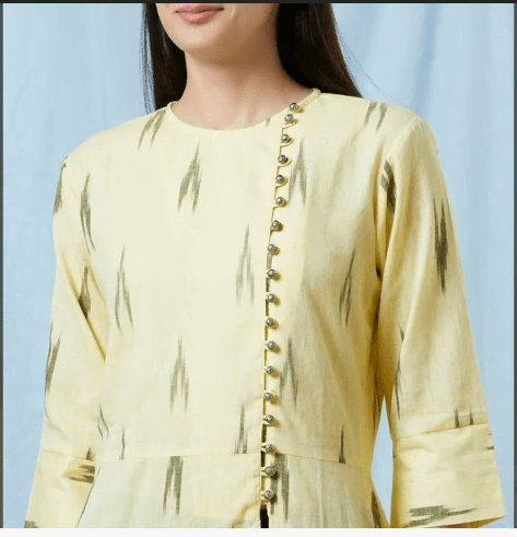 Stylish Side Neck Designs for Kurti 30