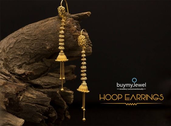 Latest Gold Drop Earrings for Women 4