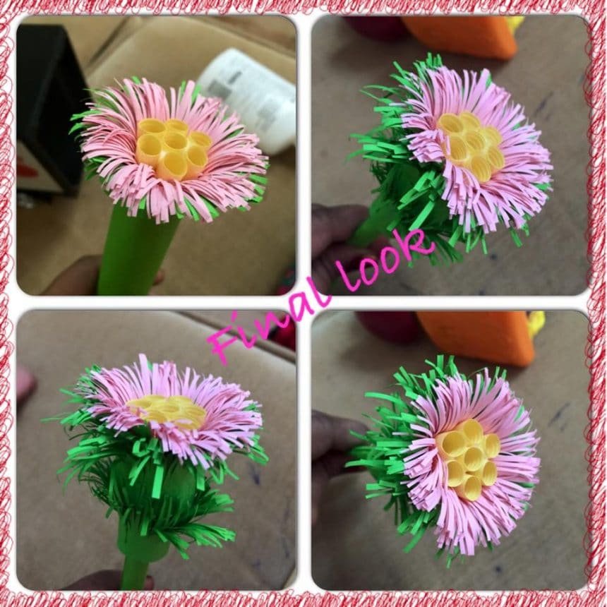 Quilling Grass Flowers 6