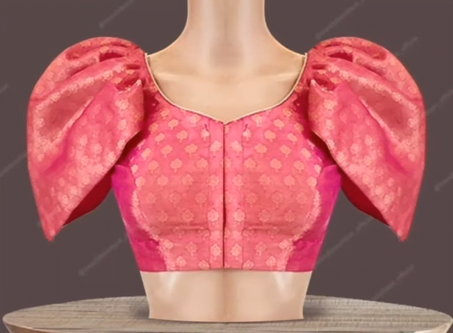 Flattering Saree Blouse Sleeve Designs of this Year 7