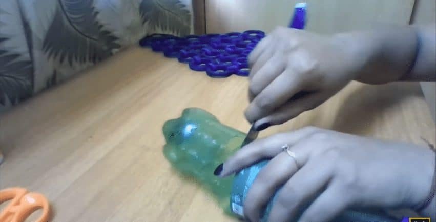 How to make Plastic Bottle Organizer 8