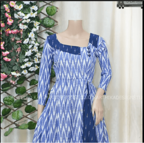 Stylish Side Neck Designs for Kurti 8