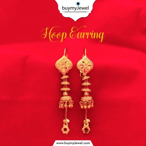 Latest Gold Drop Earrings for Women 8