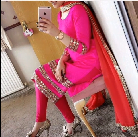 Different types of Punjabi Party Wear Suits 8