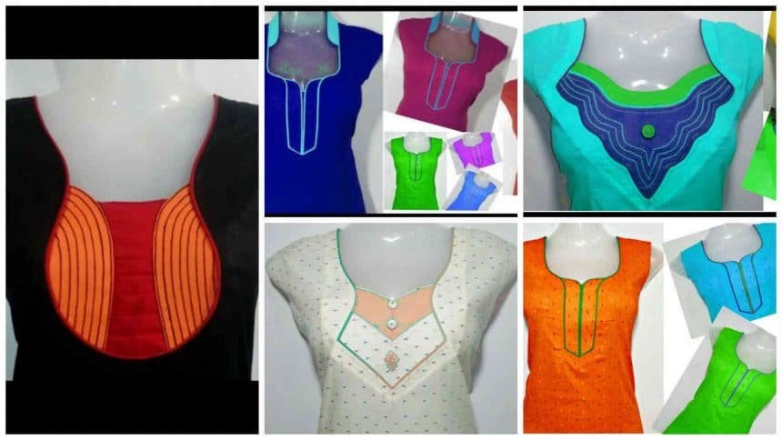 How to make different types of Kurtha Neck a1