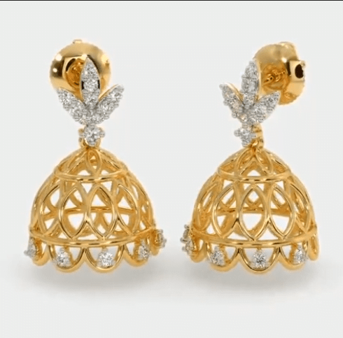 Gorgeous Gold Jhumka Designs 11