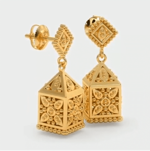Gorgeous Gold Jhumka Designs 2