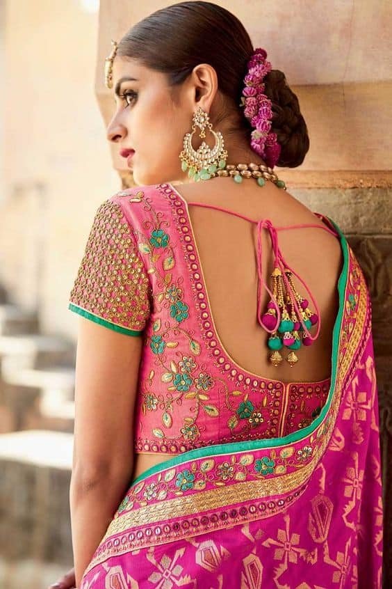 Different Types of Blouse for Saree 24