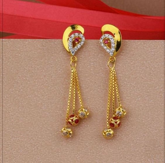 Hoop Love Golden Earrings 3