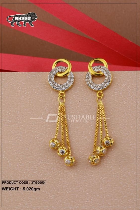 Hoop Love Golden Earrings 4