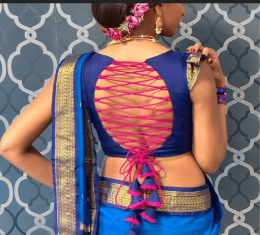 Silk Saree Blouse Design Ideas 5