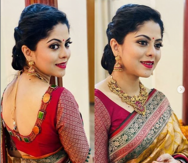 Stylish Saree Blouse Back Designs 5