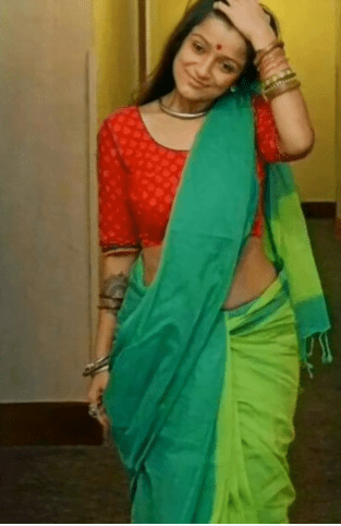 Contrast Colour Combination for Saree and Blouse 7