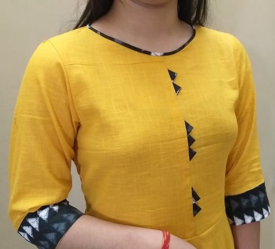 Kurti Front Design with Neck Design 9