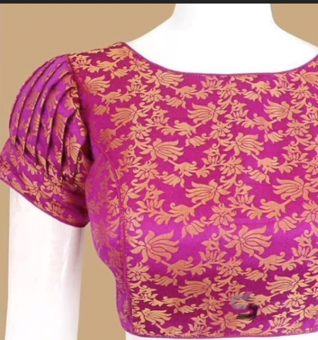 Pink Blouse Designs 9