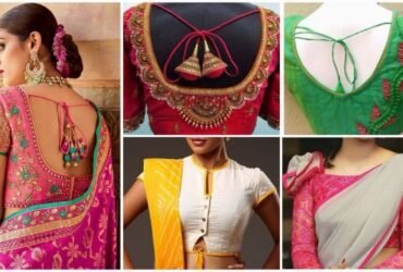 Different Types of Blouse for Saree a1