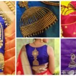 Jhumka Design Using Beads Embroidery for Kurtas a1