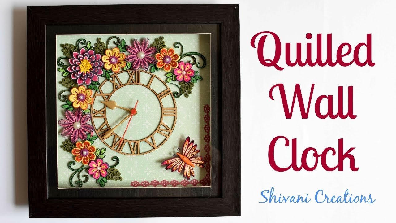 Quilled Wall Hanging Watch 1