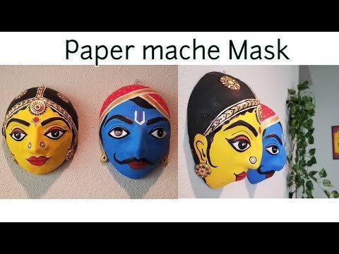 Mask with Paper Mache 1