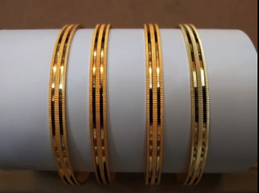 Latest Gold Bangles Designs 10
