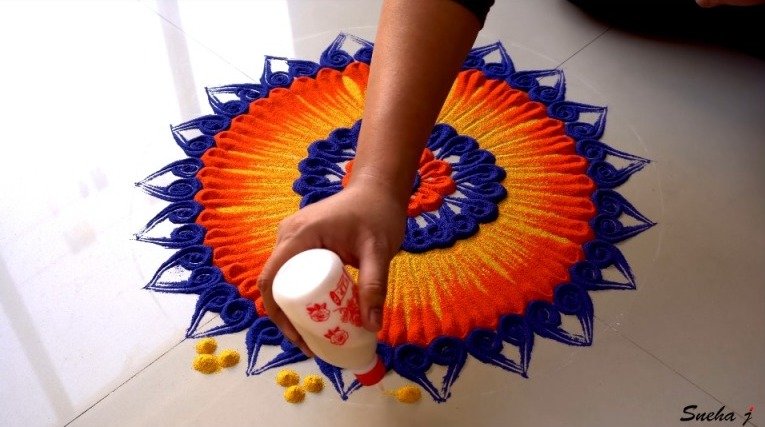 Beautiful Rangoli Design 10