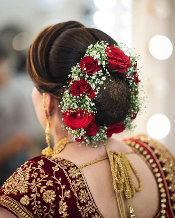 Indian Bridal Hairstyles Ideas in 2022 10