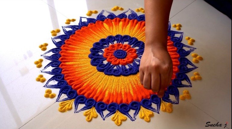 Beautiful Rangoli Design 11