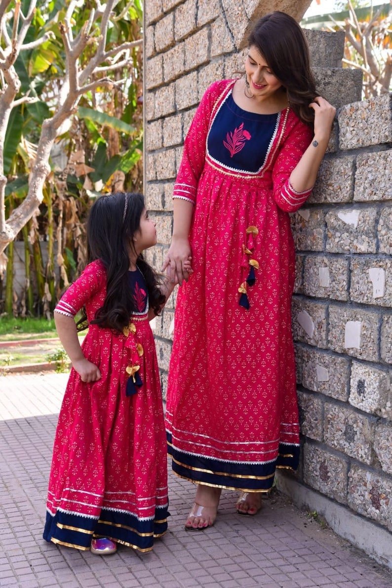 Mother Daughter Combo Dress 12