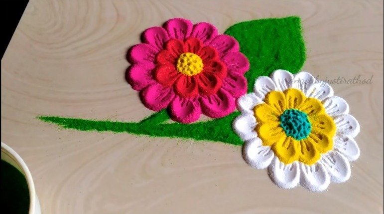 Easy Rangoli 12