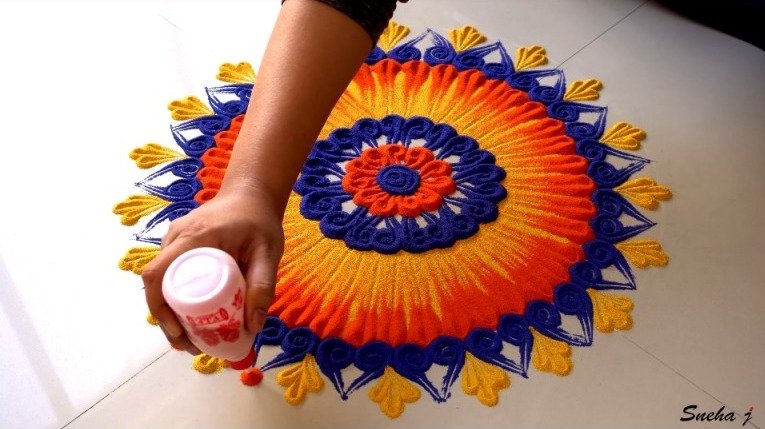 Beautiful Rangoli Design 12