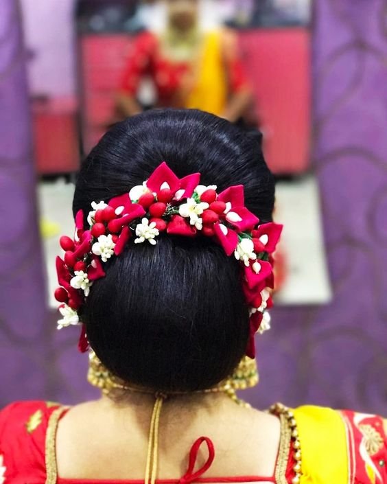 Indian Bridal Hairstyles Ideas in 2022 12