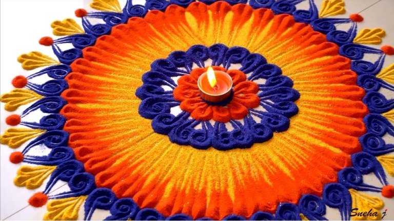 Beautiful Rangoli Design 13