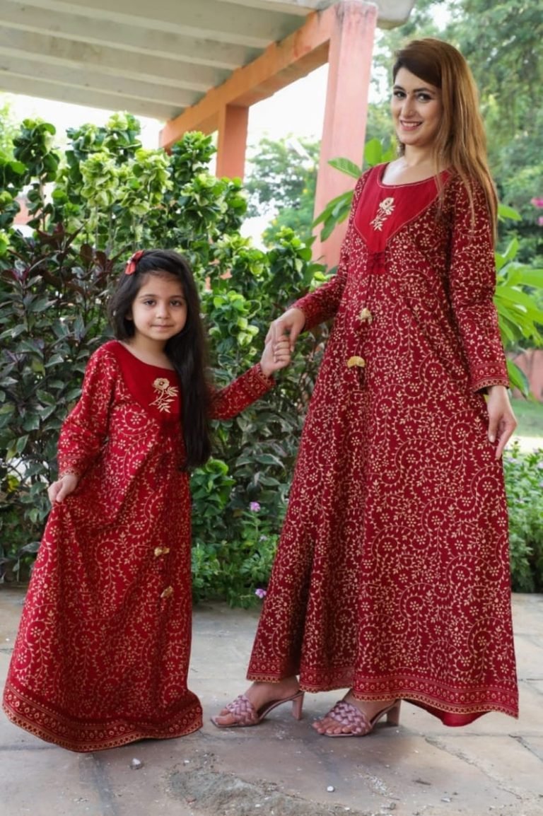 Mother Daughter Combo Dress 14