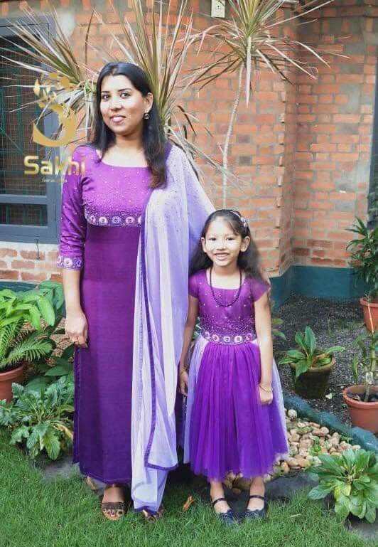 Mother Daughter Combo Dresses 14