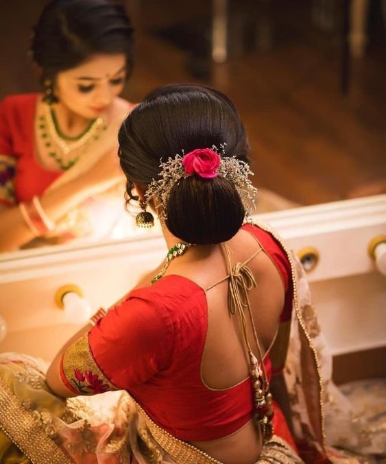 Indian Bridal Hairstyles Ideas in 2022 14