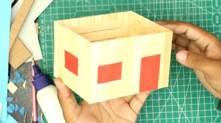 Popsicle Stick House 15