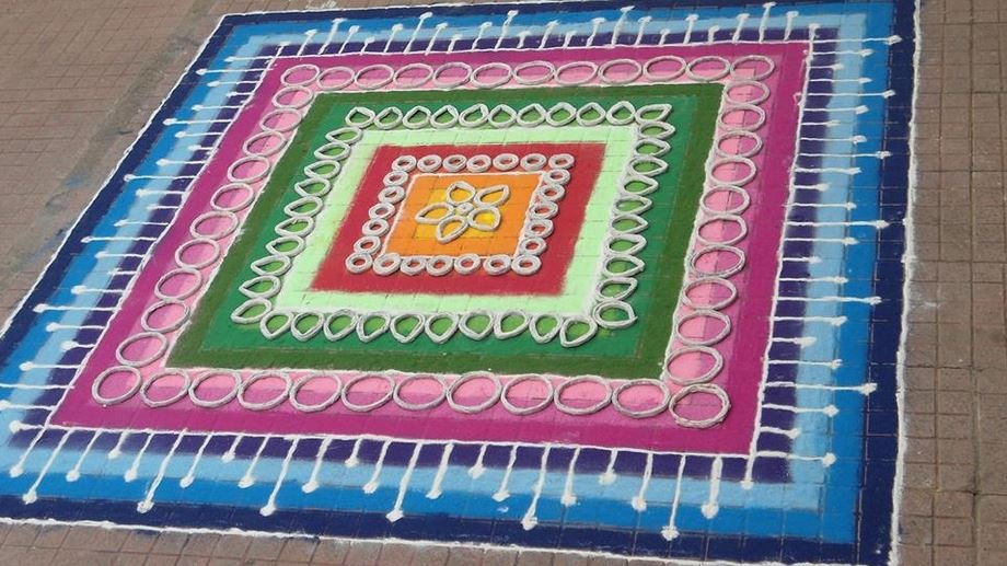 Creative Rangoli Ideas 18