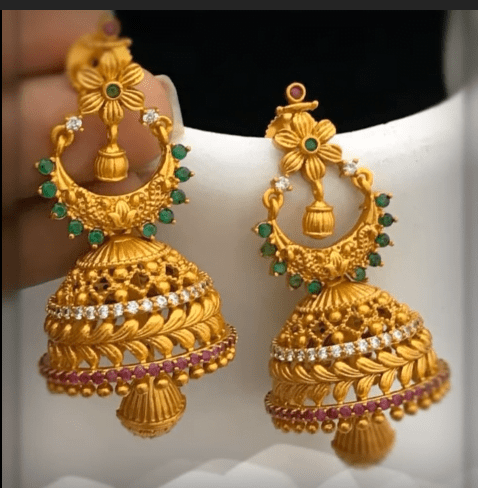 Traditional Gold Earrings Design 2