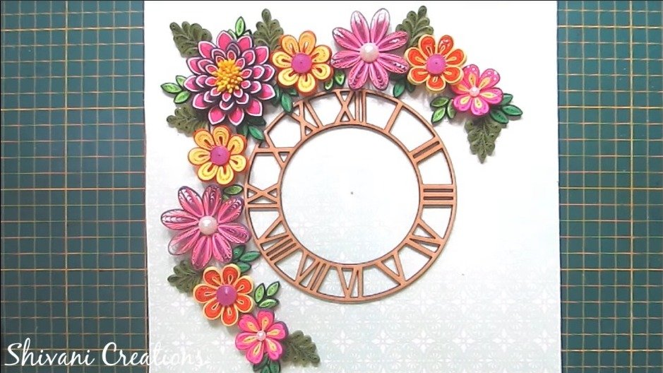 Quilled Wall Hanging Watch 23