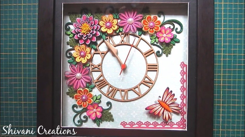 Quilled Wall Hanging Watch 26