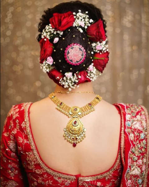 Indian Bridal Hairstyles Ideas in 2022 3