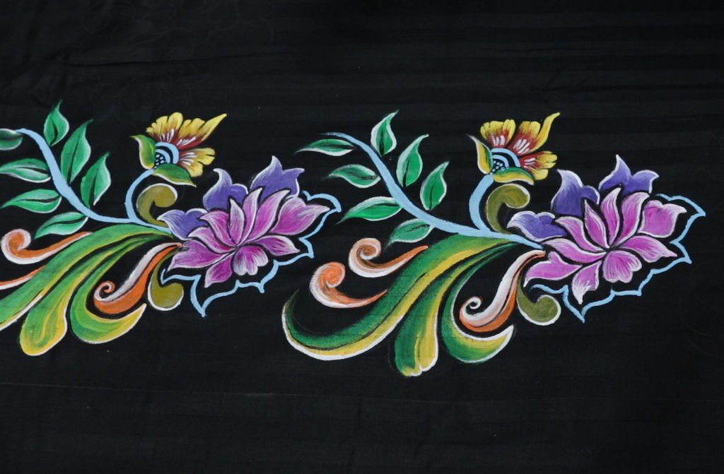 Hand Painted Bed Sheet 31